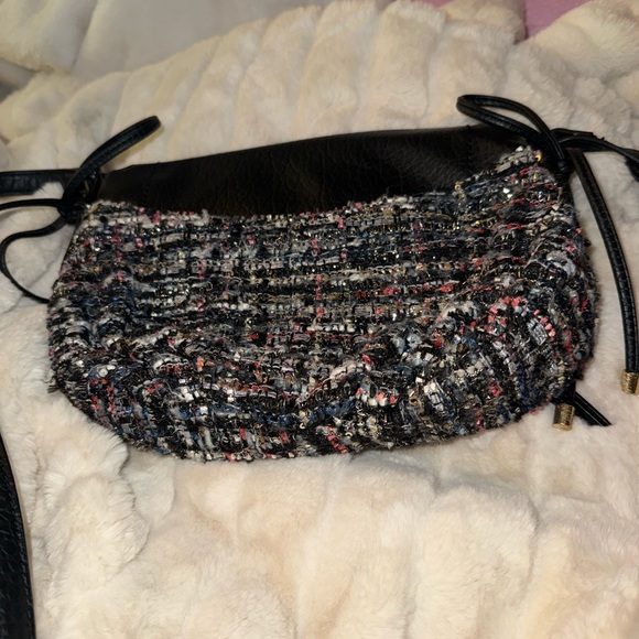 Vintage Juicy Couture Trousdale Tweed Black and Multicolor Crossbody Bag - Picture 11 of 16